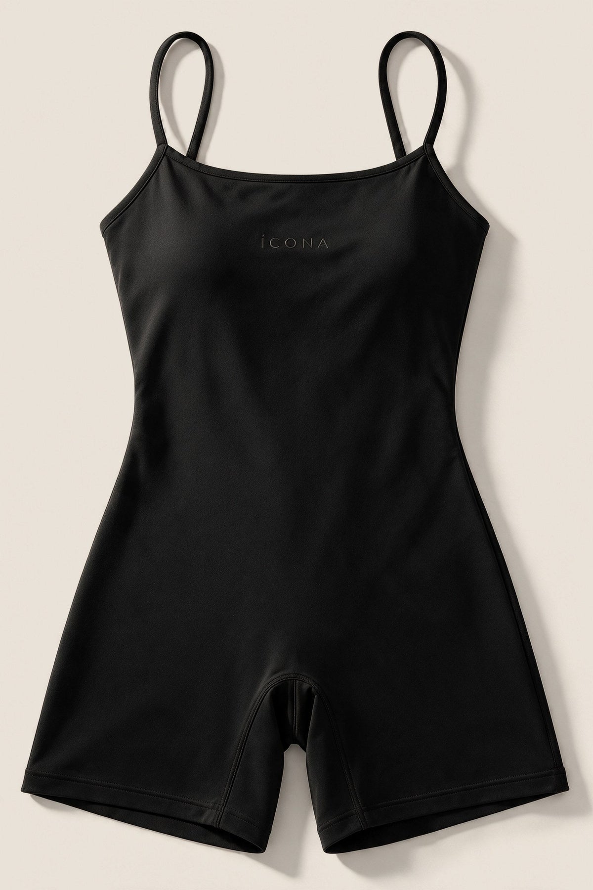 The Signature One Piece in Black, packshot front