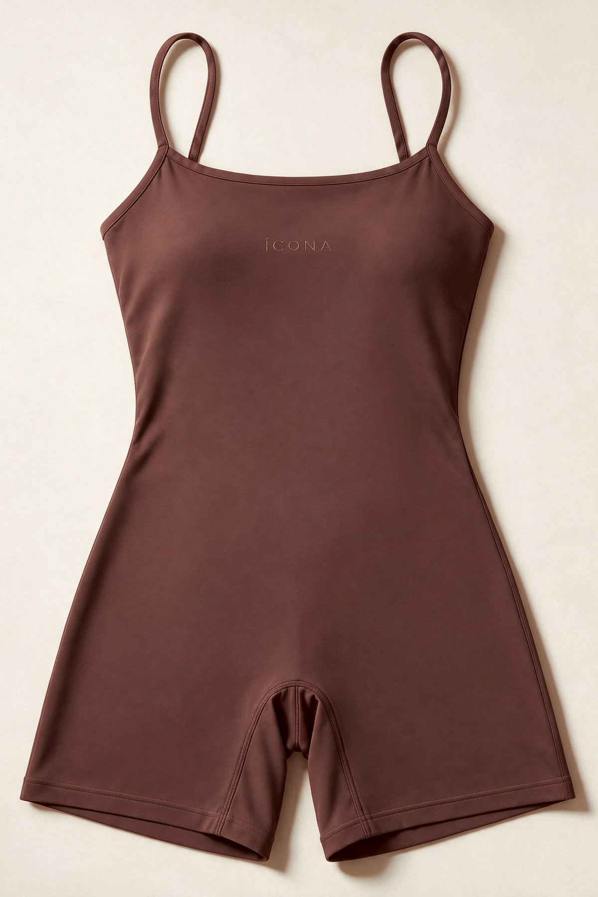 The Signature One Piece in Brown, packshot front